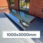 Frameless Skylight for Flat Roof 1000 x 3000 mm
