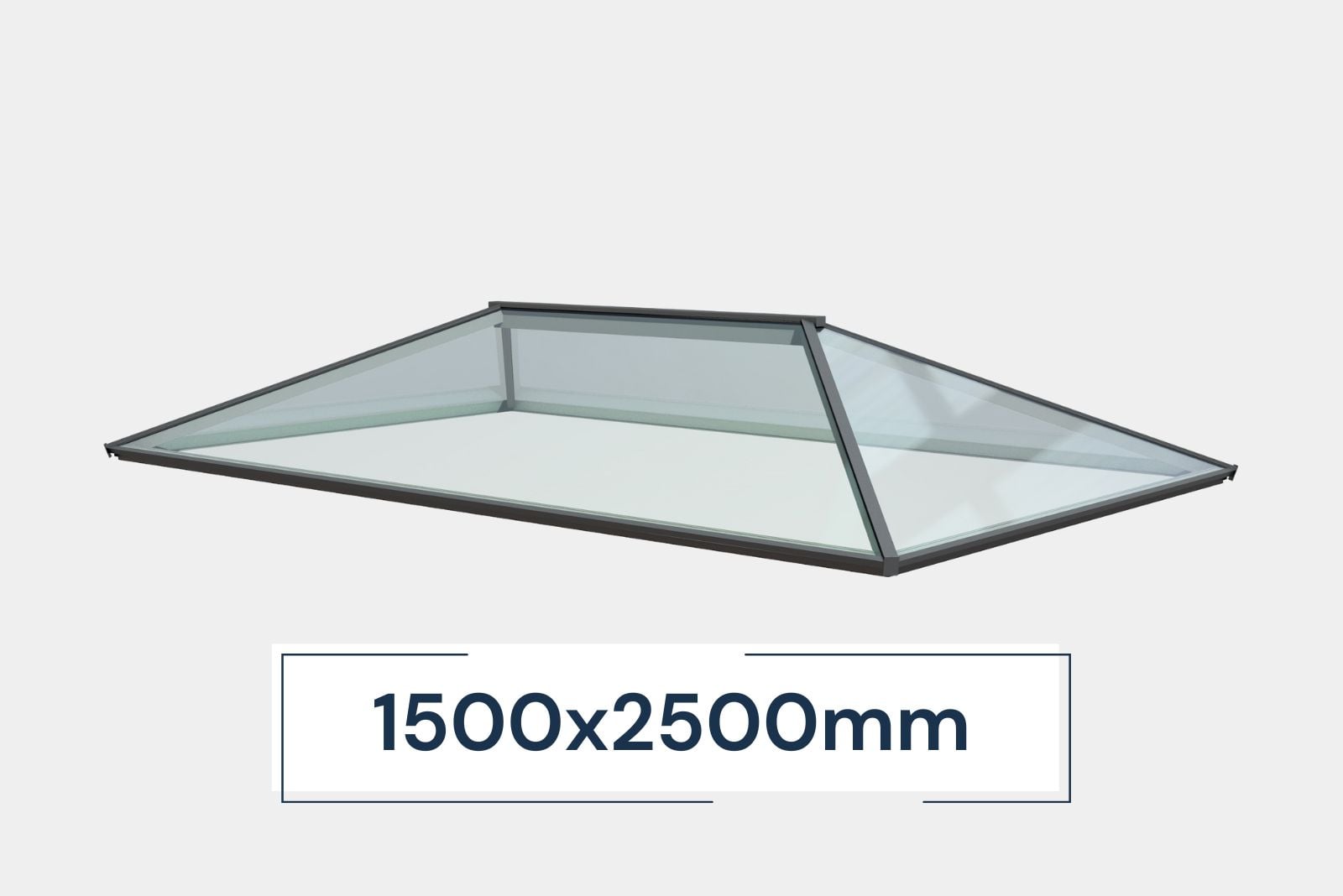 Contemporary Roof Lantern 1500 x 2500mm