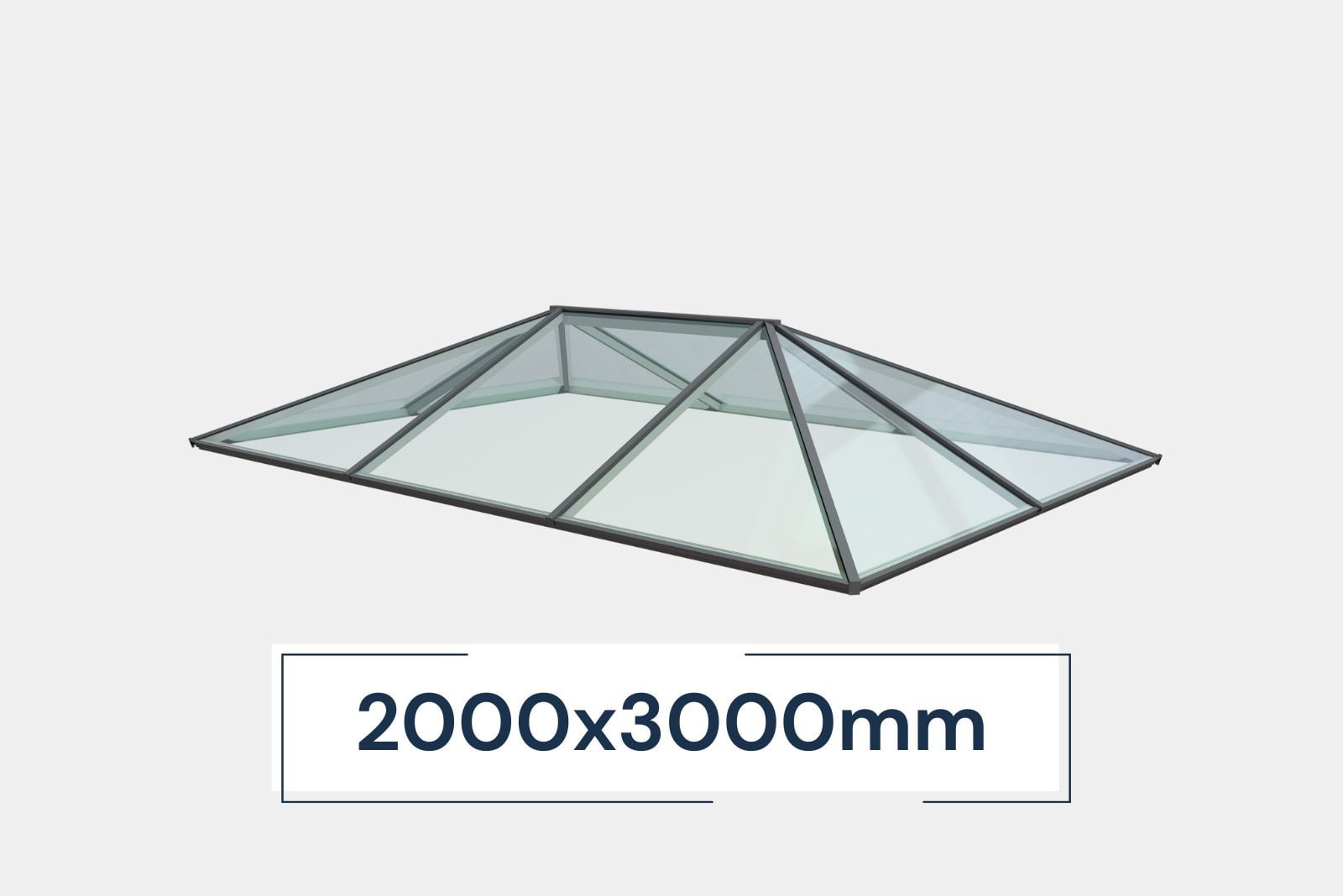 Regular Roof Lantern 2000 x 3000mm