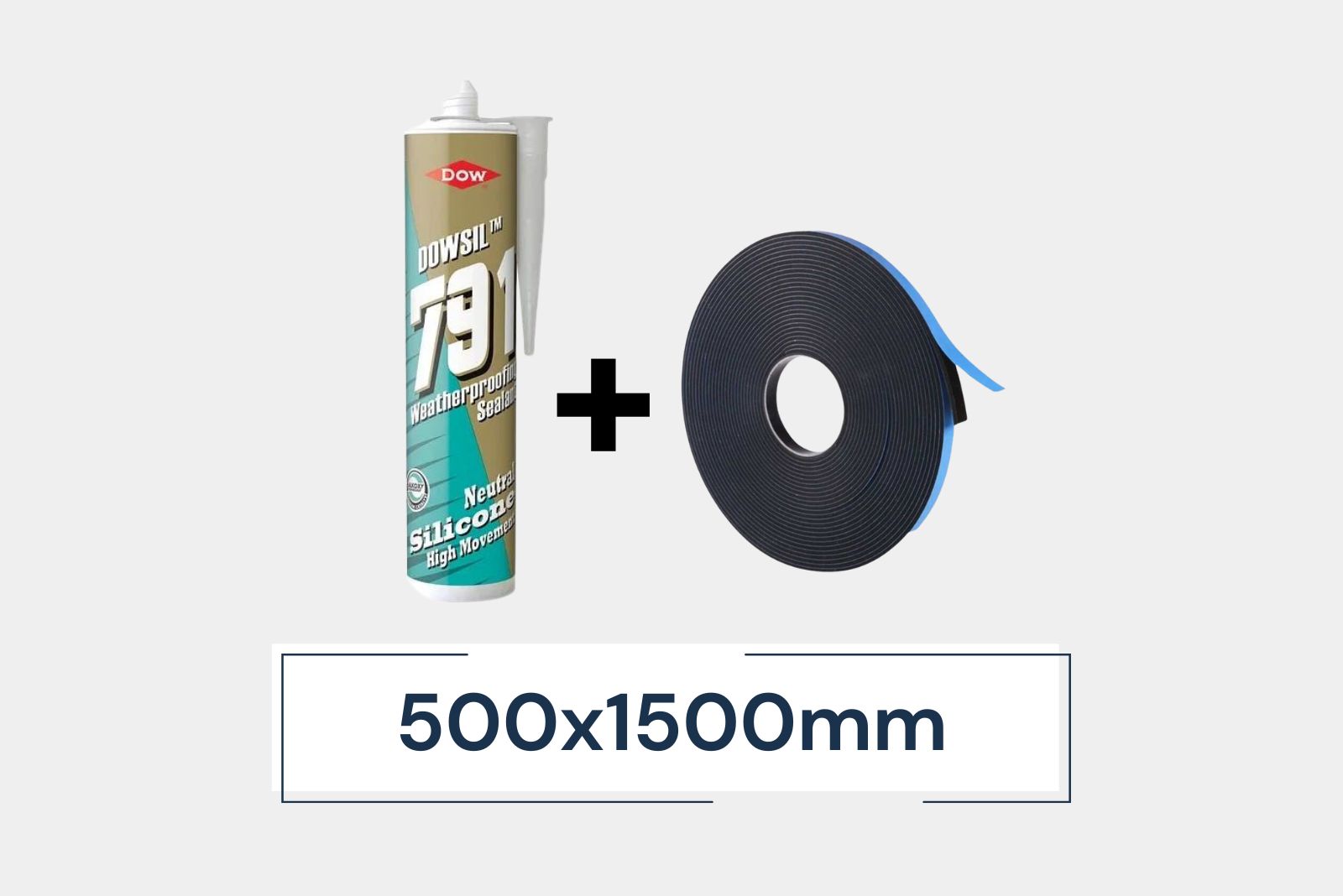 Installation kit for 1 x Flat Roof Skylight 500x1500mm