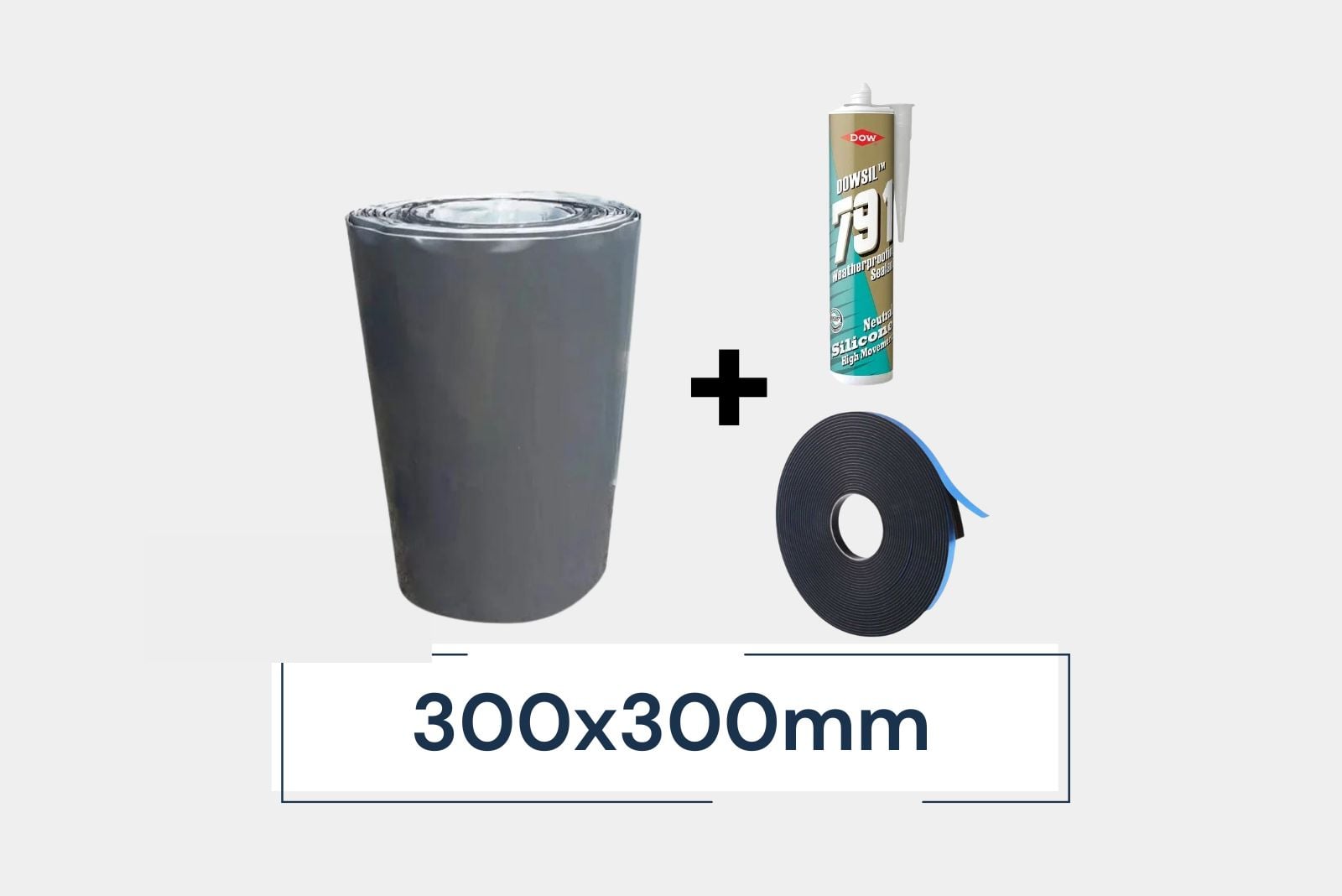 Installation kit for 1 x Pitched Roof Skylight 300x300mm (for a slate roof)