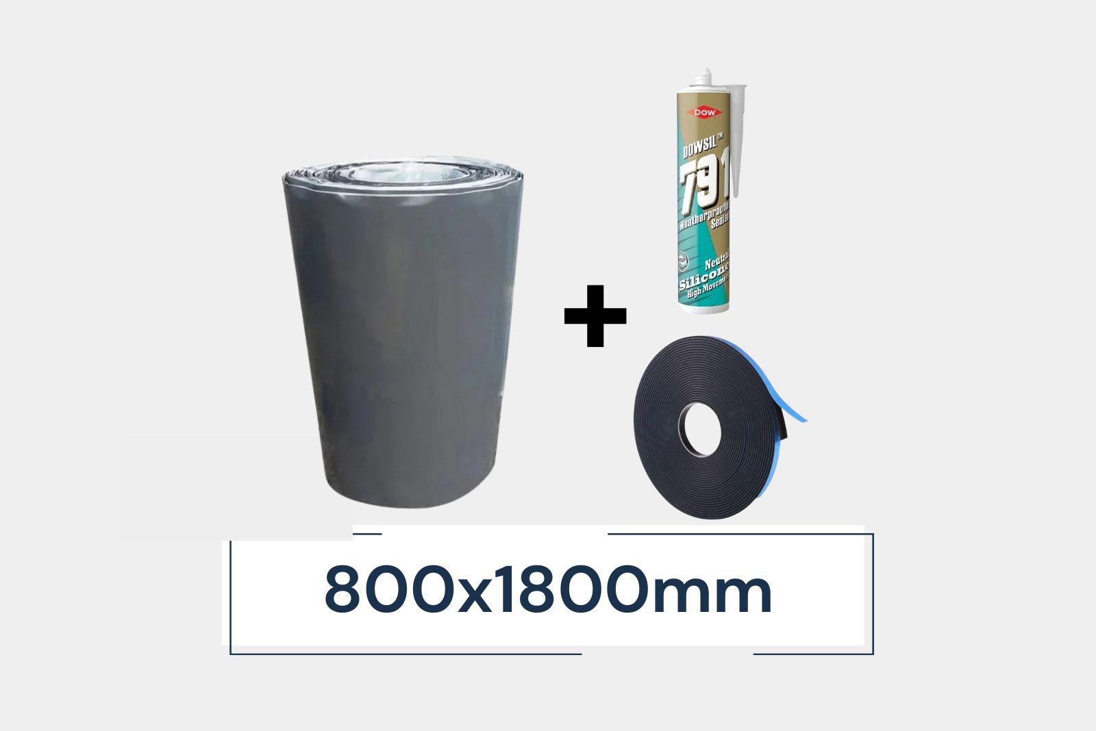 Installation kit for 1 x Pitched Roof Skylight 800x1800mm (for a slate roof)