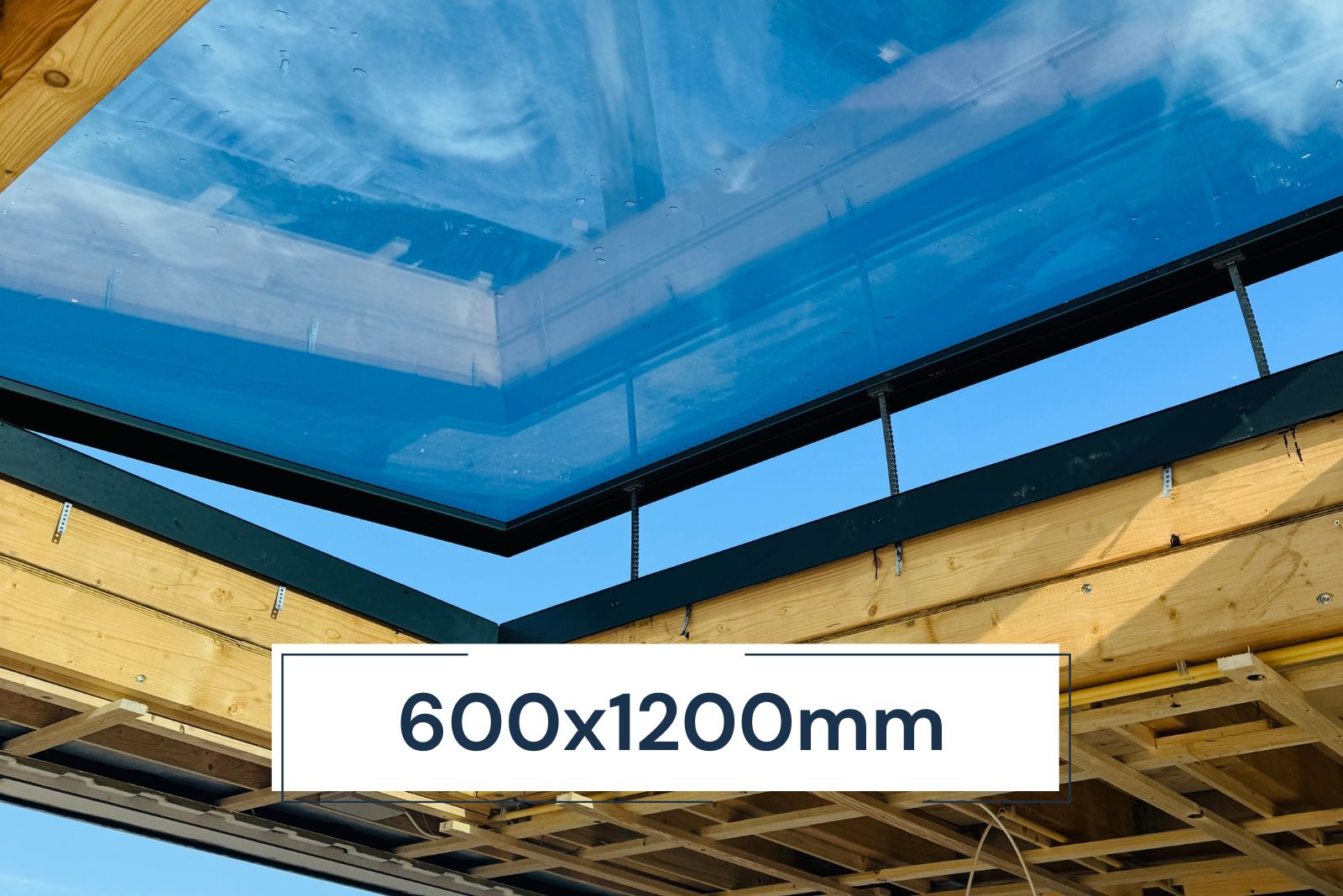 Opening Skylights 600 x 1200 mm - Electric, Aluminum Framed
