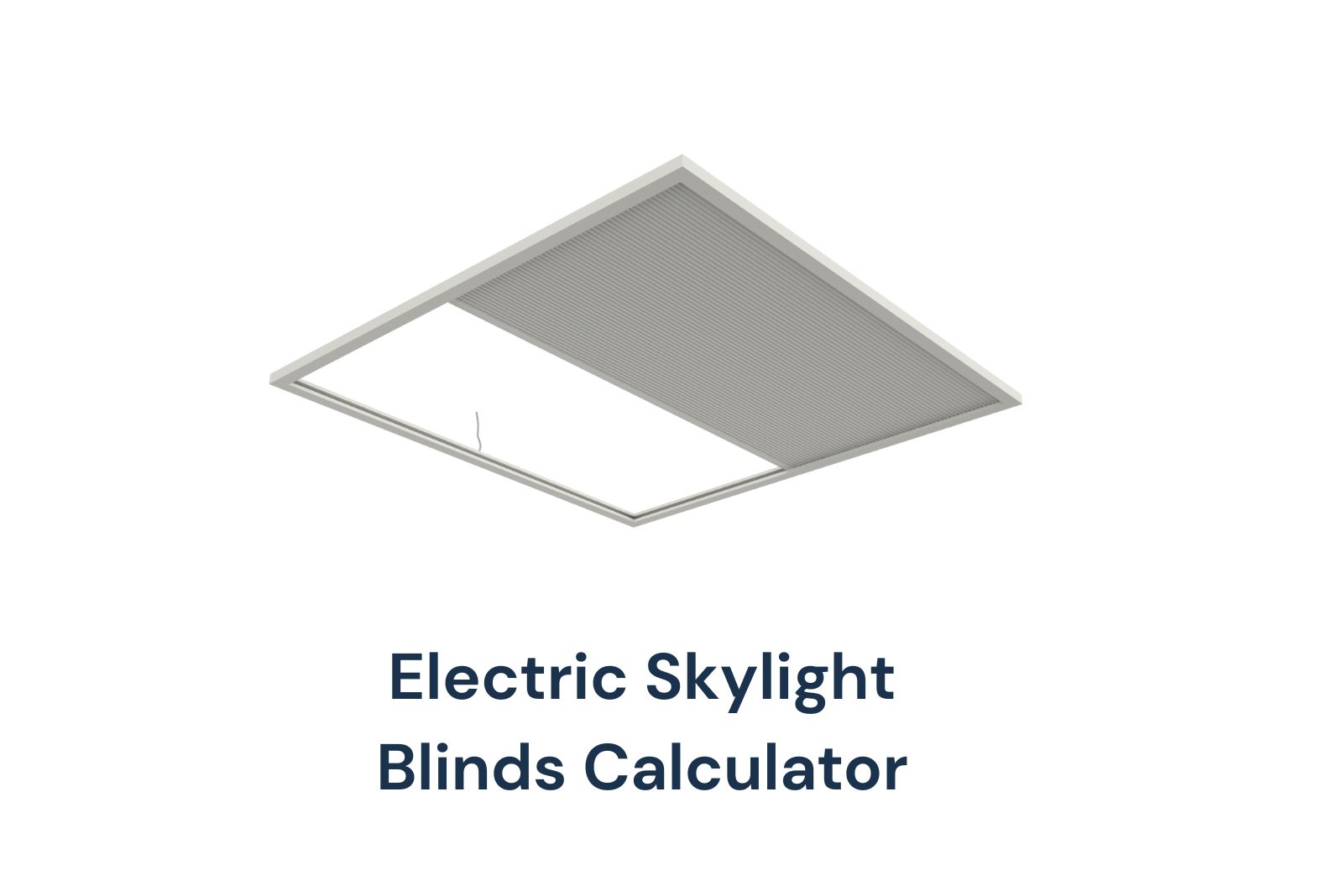 Bespoke Electric Skylight Blinds
